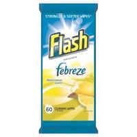 Flash Strong Weave Lemon Cleaning Wipes Pack of 60 5413149937062