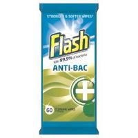 Flash Strong Weave Anti-bacterial Cleaning Wipes Pack of 60