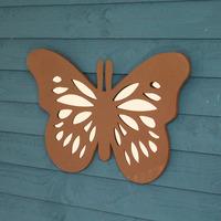 flutterby butterfly shaped garden mirror by smart garden