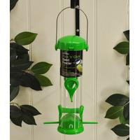 Flick \'n\' Click 4-port Seed Bird Feeder by Tom Chambers