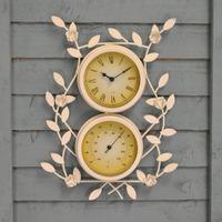 Flower Clock and Thermometer by Kingfisher