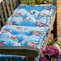 Floral Folding Bench Cushion