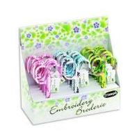 floral embroidery scissors assorted colours