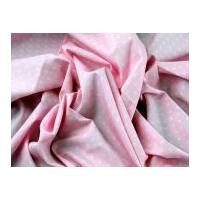 Fleur De Lys Print Cotton Poplin Fabric Pink