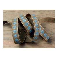 flower print rustic ribbon