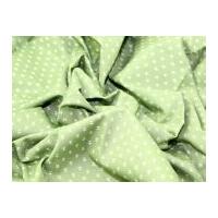 fleur de lys print cotton poplin fabric green