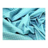 fleur de lys print cotton poplin fabric turquoise