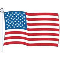 FLAG - NATIONAL - USA (PRINTED & SEWN) SIZE MEDIUM 2.29MX1.14M