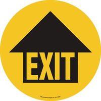 FLOOR GRAPHIC MARKER - EXIT WITH ARROW