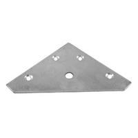 flat corner plates 81mm zinc plated