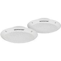 Flush mount speaker Monacor SPE-15F/WS 30 W White 1 pair