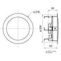 flush mount speaker visaton dl 182 70 w 8 white 1 pcs