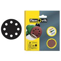 Flexovit 63642526709 Hook & Loop Sanding Discs 125mm Fine 120G - P...