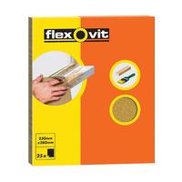 flexovit 63642558231 glasspaper sanding sheets 230 x 280mm grade o