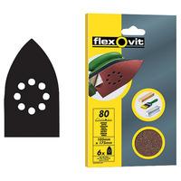 Flexovit 63642526404 Detail Hook & Loop Sanding Sheets 105 x 175mm...