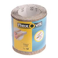 flexovit 63642526410 general purpose sanding roll 115mm x 5m extra