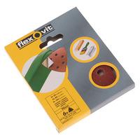 Flexovit 63642526505 Delta Hook & Loop Sanding Sheets 94mm Assorte...