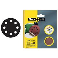 flexovit 69957389891 hook amp loop sanding discs 125mm extra fine 24