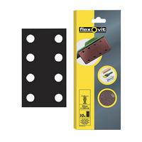 Flexovit 63642526335 1/3 Sanding Sheets Orbital 93 x 230mm Perfora...