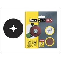 Flexovit Aluminium Oxide Fibre Discs 125 mm Coarse 36g (10)