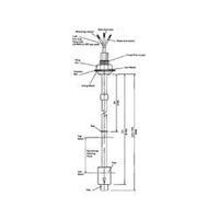 Float switch 250 Vac, 100 Vdc 1 A 1 maker, 1 breaker TE Connectivity Sensor EVS722-51 IP65 1 pc(s)