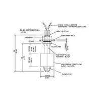 Float switch 250 Vac 1 A 1 maker, 1 breaker TE Connectivity Sensor VCS-04 IP65 1 pc(s)