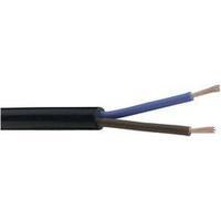 Flexible cable H03VV-F 2 x 0.75 mm² Black LappKabel 49900063 10 m