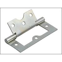 Flush Hinge Zinc Plated 75mm