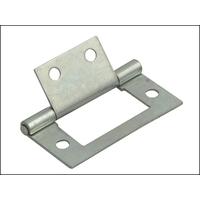 Flush Hinge Zinc Plated 50mm