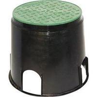 Floor socket Black, Green Heitronic 21036