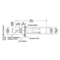 Float switch 250 Vac, 100 Vdc 1 A 1 maker, 1 breaker TE Connectivity Sensor LDS803-51 IP65 1 pc(s)