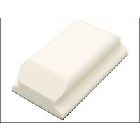 Flexipads World Class Hand Sanding Block Shaped White PUR VELCRO® 70 x 125mm