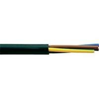 Flexible cable H05RR-F 4 G 1 mm² Black Faber Kabel 050100 Sold per metre