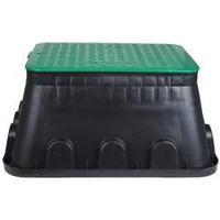 Floor socket Black, Green Heitronic 21042