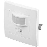 flush mount pir motion detector goobay 96005 160 triac white ip20