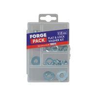 Flat Washer Kit Forge Pack 112 Piece