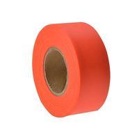 Flagging Tape Fluorescent Orange 46m (150ft)