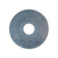 Flat Mudguard Washers ZP M10 x 50mm Forge Pack 6