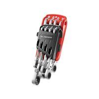 Flexible Ratcheting Wrench Set of 8 Imperial