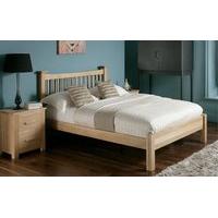 flintshire aston wooden oak bed double