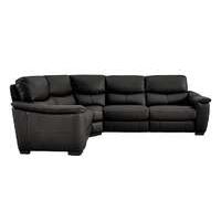 flex leather recliner corner sofa