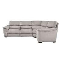 flex fabric recliner corner sofa