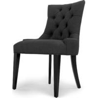 Flynn Scoop Back Chair, Midnight Black