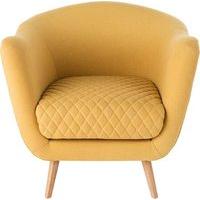 Flick Accent Chair, Yolk Yellow