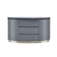 Flow Grey High-Gloss Sideboard