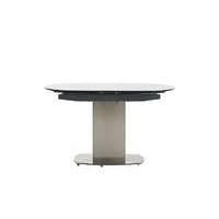 Flow Swivel Glass Extending Dining Table