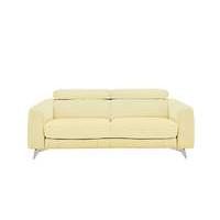 Flavio 3 Seater Leather Sofa