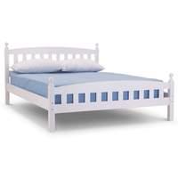 Florence Wooden Bed Frame White Double