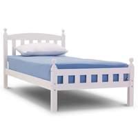 Florence Wooden Bed Frame Single White