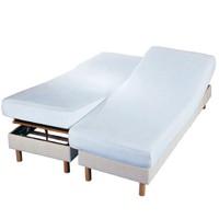 flannelette anti dust mite double mattress protector